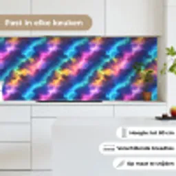Storm - Bliksem - Regenboog keuken achterwand 2 middel 871 -sfeer4_NL