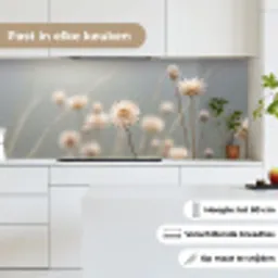 Strobloemen - Wit - Daglicht keuken achterwand 2 middel -sfeer4_NL