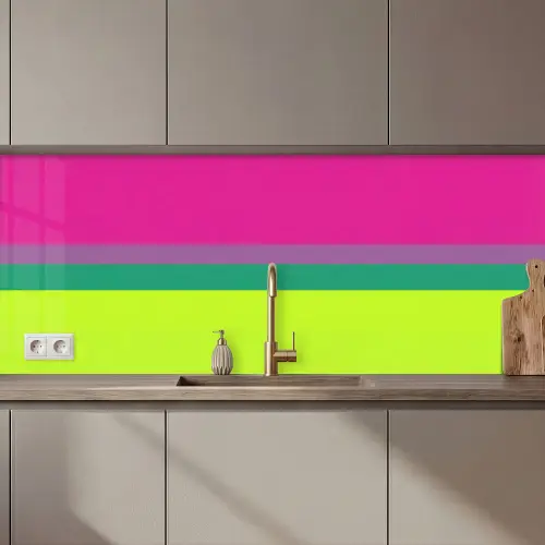 Strepen - Modern - Kleurrijk keuken achterwand 2 middel zz_3dshopping