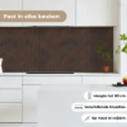 Strepen - Roest - Donker keuken achterwand 2 middel 871 -sfeer4_NL