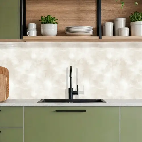 Subtiel - Structuur - Beige keuken achterwand 2 middel 871 -sfeer3
