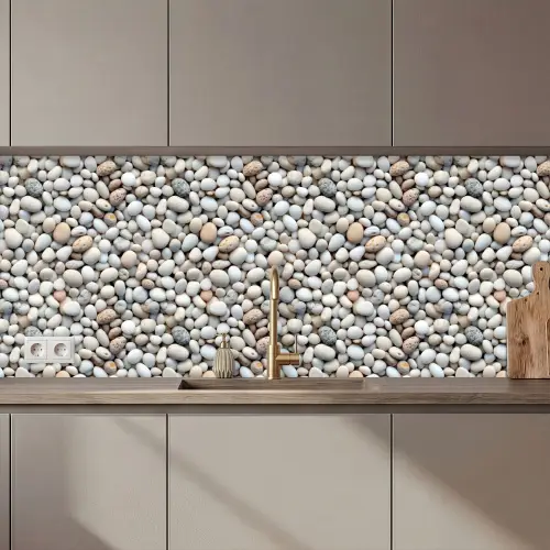 Zomer - Lichte - Kiezels keuken achterwand 2 middel 871 zz_3dshopping