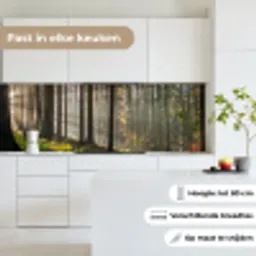 Zon - Takken - Bomen - Bos - Natuur keuken achterwand 2 groot -sfeer4_NL