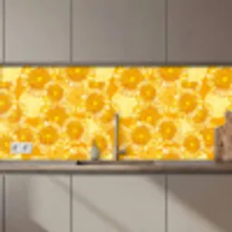 Zonnebloem - Zomer - Patronen - Bloemen keuken achterwand 2 middel 871 zz_3dshopping