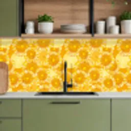 Zonnebloem - Zomer - Patronen - Bloemen keuken achterwand 2 middel 871 -sfeer3