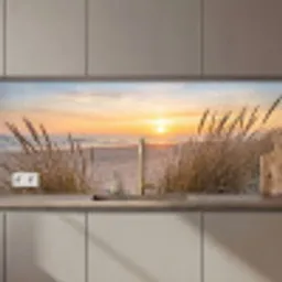 Zonsondergang - Duinen - Zee keuken achterwand 2 middel zz_3dshopping
