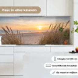 Zonsondergang - Duinen - Zee keuken achterwand 2 middel -sfeer4_NL
