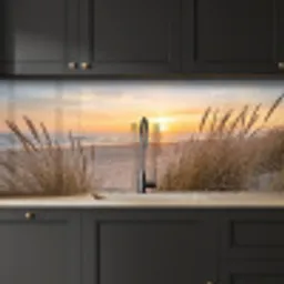 Zonsondergang - Duinen - Zee keuken achterwand 2 middel -sfeer1