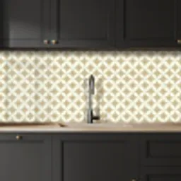 Symmetrisch - Motief - Beige keuken achterwand 2 middel 871 -sfeer1
