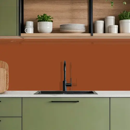 Terracotta - Bruin - Palet - Effen - Kleuren - Kleur keuken achterwand 2 middel 871 -sfeer3