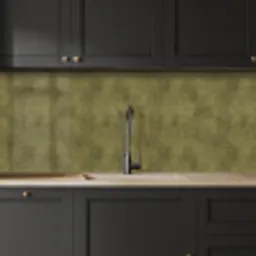 Textuur - Abstract - Groen keuken achterwand 2 middel 871 -sfeer1