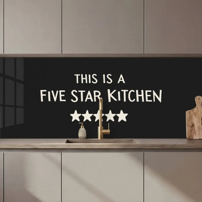This is a five star kitchen keuken achterwand 2 middel zz_3dshopping