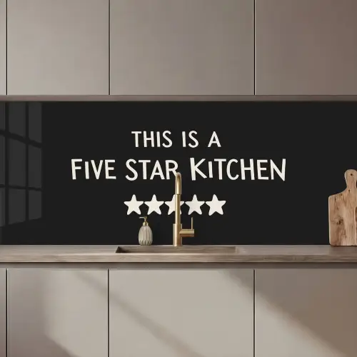This is a five star kitchen keuken achterwand 2 middel zz_3dshopping