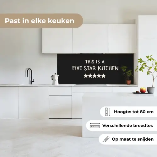 This is a five star kitchen keuken achterwand 2 middel -sfeer4_NL
