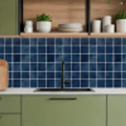 Tegel - Modern - Blauw keuken achterwand 2 middel 871 -sfeer3