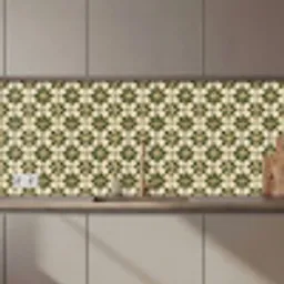 Tegel - Dessin - Groen keuken achterwand 2 middel 871 zz_3dshopping