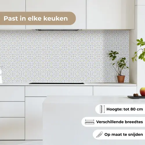 Tegel - Patroon - Meerkleurig keuken achterwand 2 middel 871 -sfeer4_NL