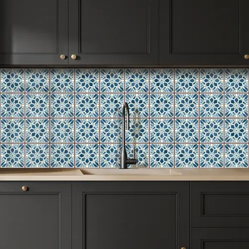 Tegel - Vintage - Patronen keuken achterwand 2 middel 871 -sfeer1