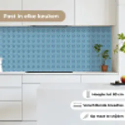 Tegels - Mozaïek - Turquoise - Blauw keuken achterwand 2 middel 871 -sfeer4_NL