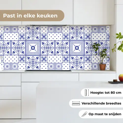 Tegels - Patronen - Delfts Blauw keuken achterwand 2 middel 871 -sfeer4_NL