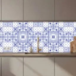 Tegels - Patronen - Delfts Blauw keuken achterwand 2 middel 871 zz_3dshopping