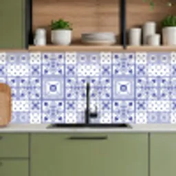 Tegels - Patronen - Delfts Blauw keuken achterwand 2 middel 871 -sfeer3