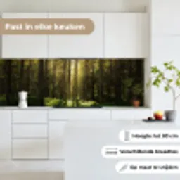 Bomen - Bos - Mos - Planten - Zon - Natuur keuken achterwand 2 groot -sfeer4_NL