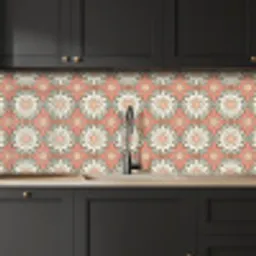 Vintage - Bloemen - Mandala - Patronen keuken achterwand 2 middel 871 -sfeer1
