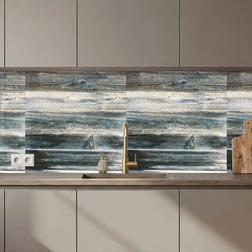 Vintage - Patroon - Hout keuken achterwand 2 middel 871 zz_3dshopping