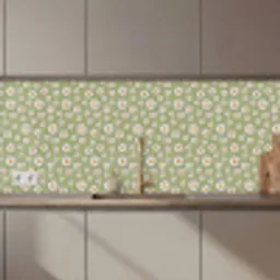 Vintage - Patronen - Bloemen - Madelief keuken achterwand 2 middel 871 zz_3dshopping