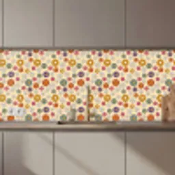 Vintage - Patronen - Bloem - Planten keuken achterwand 2 middel 871 zz_3dshopping