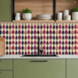 Vintage - Retro - Kleurrijk keuken achterwand 2 middel 871 -sfeer3