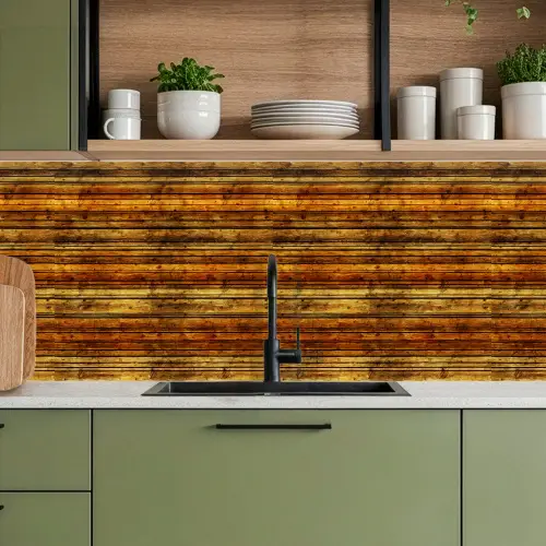 Vintage - Hout - Patronen - Planken keuken achterwand 2 middel 871 -sfeer3