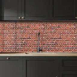 Muur - Bakstenen - Versleten - Voegen keuken achterwand 2 middel 871 -sfeer1