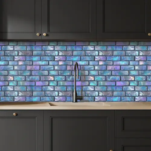 Muur - Iriserende - Kleuren keuken achterwand 2 middel 871 -sfeer1