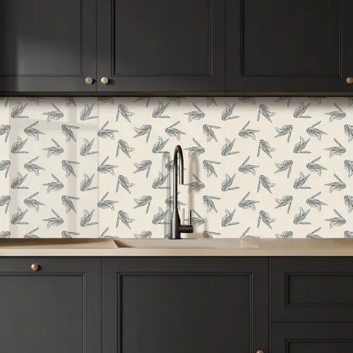 Wespen - Patroon - Jaren 50 keuken achterwand 2 middel 871 -sfeer1