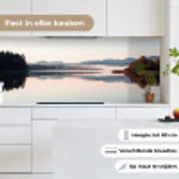 Water - Bomen - Mistlaag keuken achterwand 2 middel -sfeer4_NL
