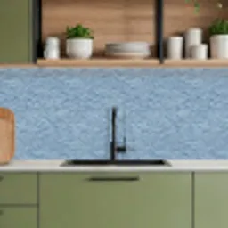 Golven - Ritmisch - Blauw keuken achterwand 2 middel 871 -sfeer3
