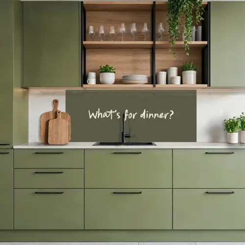 Whats for dinner? keuken achterwand 2 middel -sfeer3