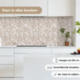 Wit - Bruin - Graniet keuken achterwand 2 middel 871 -sfeer4_NL