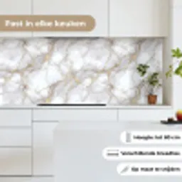 Wit - Goud - Marmer - Grijs keuken achterwand 2 middel 871 -sfeer4_NL