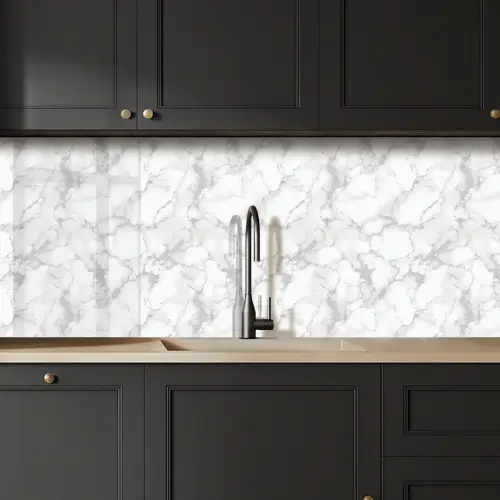 Wit - Marmer - Grijs keuken achterwand 2 middel 871 -sfeer1