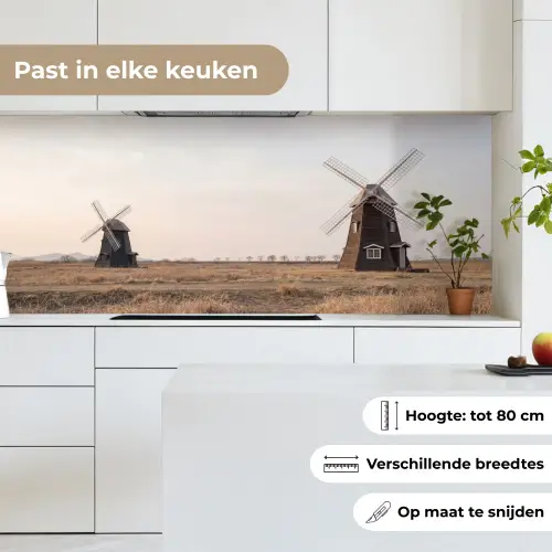 Windmolens - Landschap - Veld keuken achterwand 2 middel -sfeer4_NL