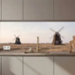 Windmolens - Landschap - Veld keuken achterwand 2 middel zz_3dshopping