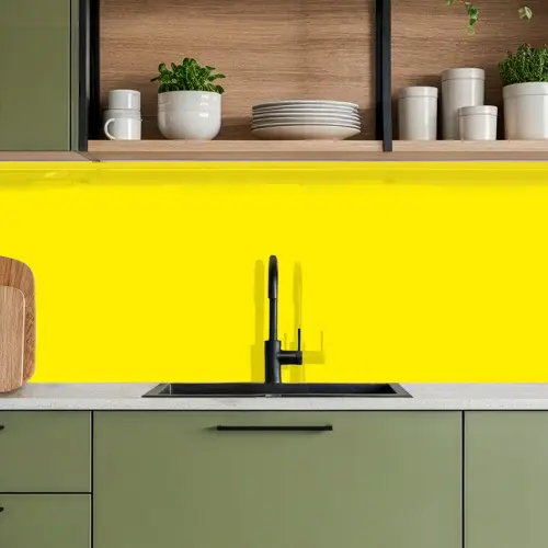 Geel - Citroen - Neon - Kleuren keuken achterwand 2 middel 871 -sfeer3