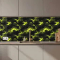 Geel - Storm - Wolken keuken achterwand 2 middel 871 zz_3dshopping