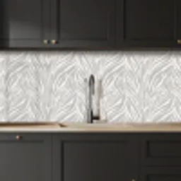 Zebra - Motief - Grijs keuken achterwand 2 middel 871 -sfeer1