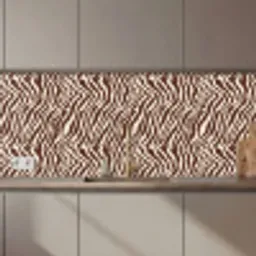 Zebra - Patroon - Zwart - Wit keuken achterwand 2 middel 871 zz_3dshopping