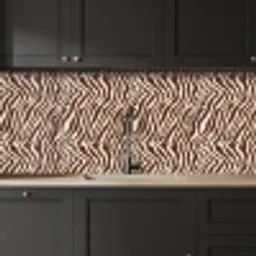 Zebra - Patroon - Zwart - Wit keuken achterwand 2 middel 871 -sfeer1