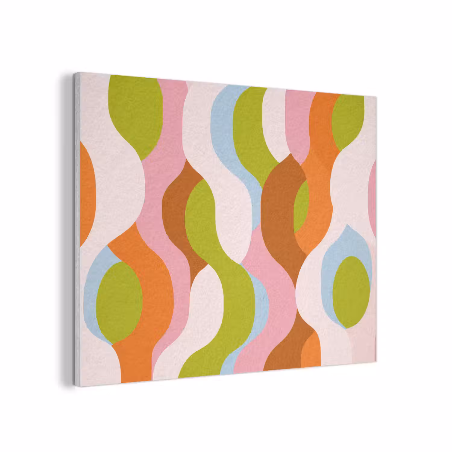 Abstract - Vormen - Roze PET vilt klein -3d